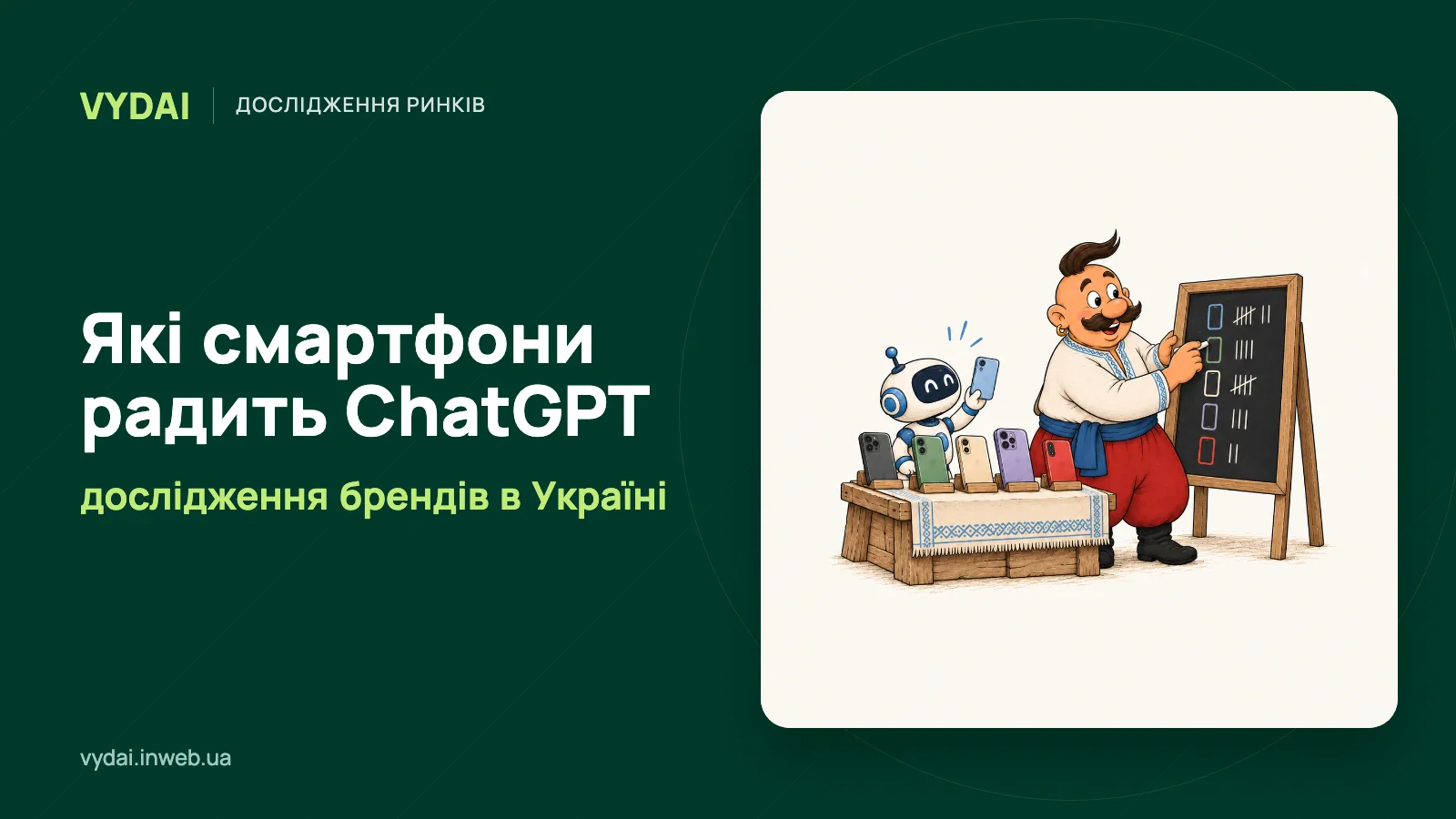 Козак рахує, які смартфони найчастіше обирає ChatGPT