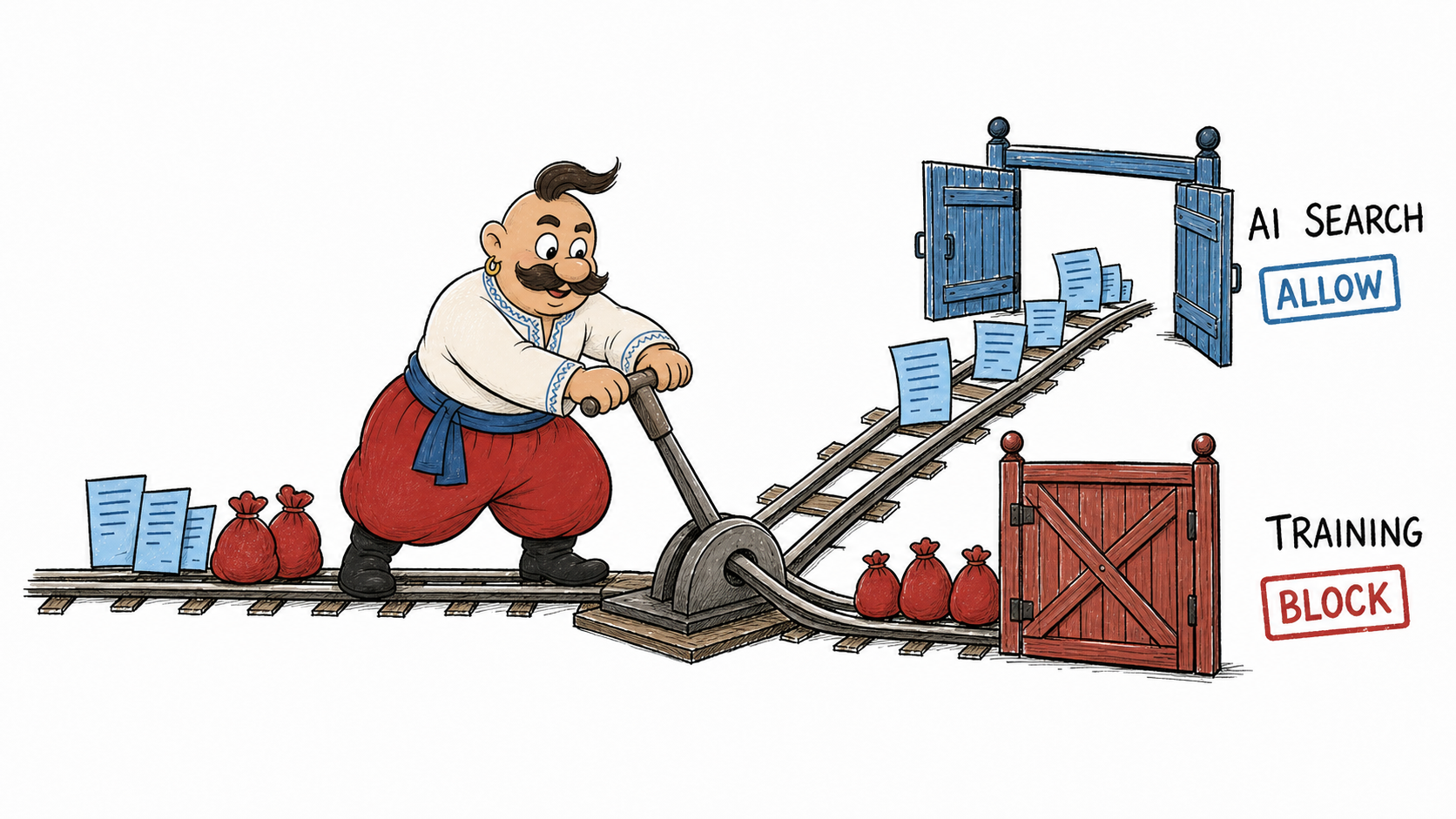 Kozak allows AI search while blocking content use for model training