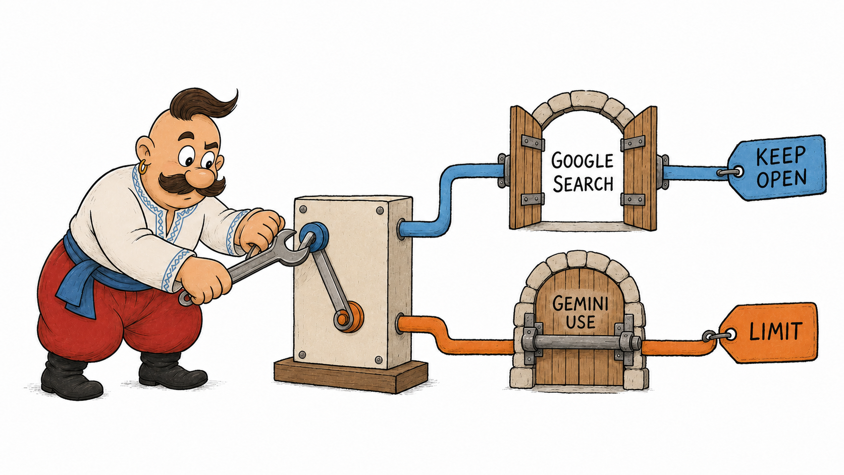 Kozak separates Google Search access from Gemini content use